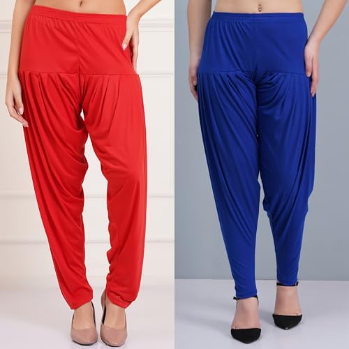 Image of Buy That Trendz Patiala Salwar for Women Relaxed Fit Viscose Patiyala Salwar Harem Bottom Pants