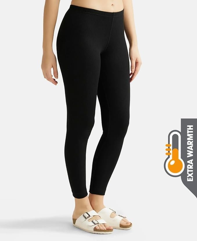 Image of Jockey 2520 Women Extra Warmth Super Combed Cotton Rich Thermal Leggings with StayWarm Technology