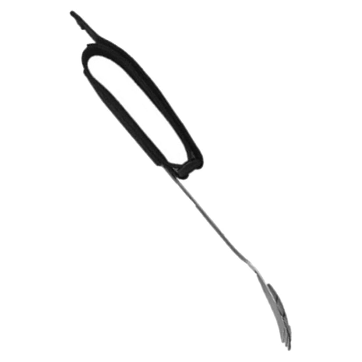 Utensilio para Comer Antideslizante para Adultos Mayores, Cuchara y Tenedor de Acero Inoxidable y Nylon, Ligero y Fácil de Agarrar para Personas Discapacidad