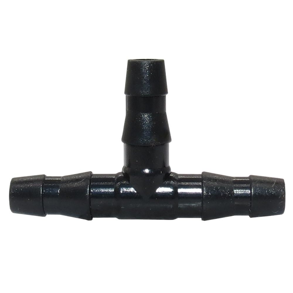 200/500/1000 Uds nuevos conectores en T de púas de plástico ABS accesorios de púas for manguera de jardín conector T divisor de agua(1000PCS)