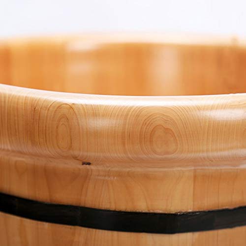Tina de madera para baño de pies spa para relajación miniatura 5