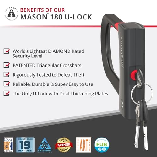 Seatylock Mason Sold Secure Diamond U Lock