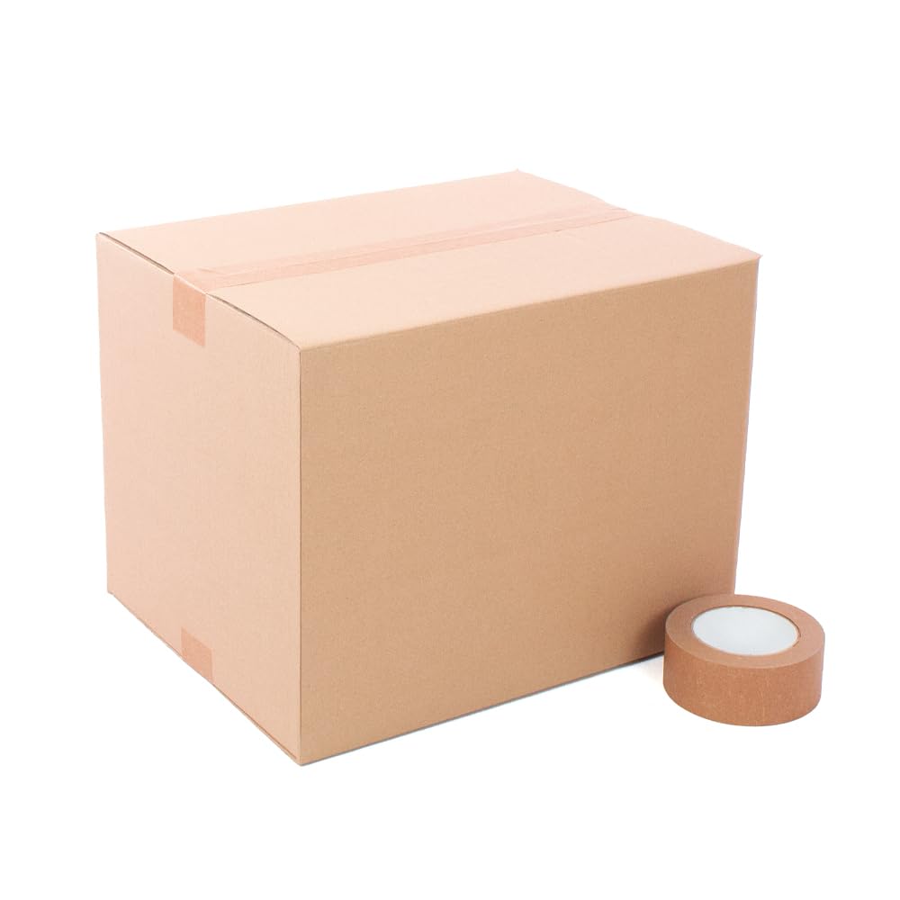 Pack 20 Cajas Cartón Reforzado con medidas 40x30x30 cm y Canal Simple - Fabricadas en España con Cartón Reciclado Resistentes para Envíos, Almacenaje y Mudanzas
