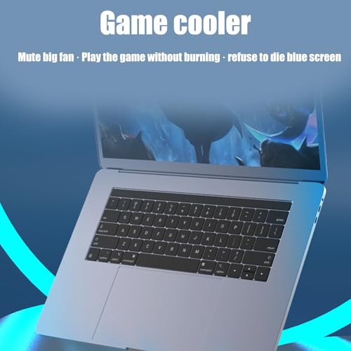 Base para Laptop Ajustable con Ventilador y 2 Puertos USB miniatura 3