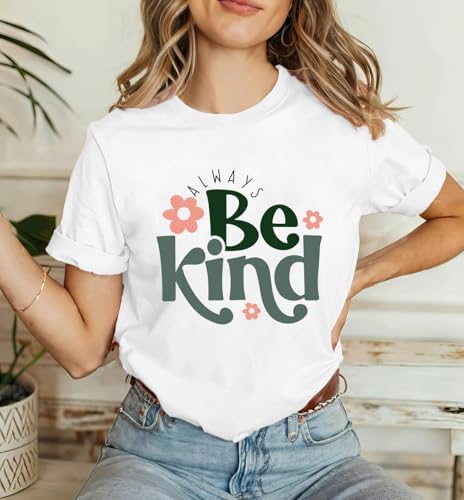 Be Kind Shirt for Women Kindness Teacher T-Shirt Inspirational Teacher Tee Tops3