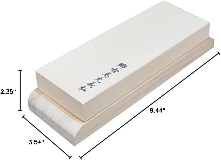 Premium Japanese Whetstone - Sharpening Stone - #3000 - Goh Umanosuke Yoshihiro - Made in Japan