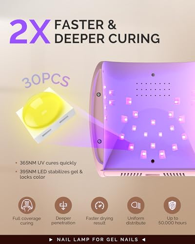 Image of MelodySusie Detachable Base UV /LED Nail Lamp P-Plus30I for Hard Gel