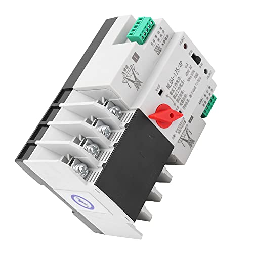 Interrupteur de transfert automatique rail Din 4P 400V AC 80A triphasé sans interruption - 4
