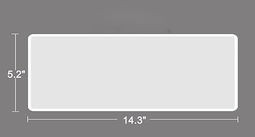 Miniatura 7 de Funda protectora de teclado universal de silicona de 14.3 x 5.2 pulgadas para portátil de 15.6 pulgadas y 17.3 pulgadas (con teclado numérico),