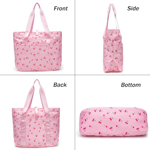 Bolsa Tote de Pana para Mujer con Cierre y Asa Grande miniatura 2