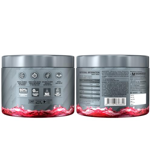 Image of Bigmuscles Nutrition Creatine [155g, 50 Servings]|Watermelon Slush | Micronized Creatine Monohydrate To Support Lean Muscle Repair & Recovery|Increase Strength&Athletic Performance,Powder, 1 count