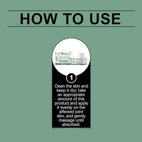 2PC Chillflex Instant Cooling Relief Cream, Instant Cooling Creams, Soothing Herbal Menthol Gel, For Joint Activities Throughout The Body