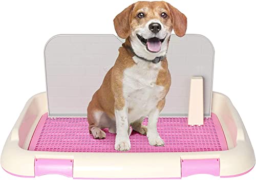 Koreyosh Pet Training Pad Holder Large Size Dog Training Toilet Indoor Potty Tray For Large Dog, Pet Puppy Pee Pad Holder, 26.5”X18”X1.6” #TOP13