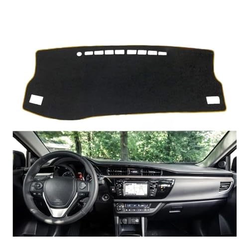 Housse protection tableau de bord Toyota Corolla 2014-2018 - Tapis d'ombrage pare-soleil auto