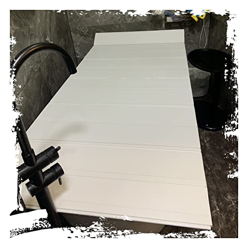Bandeja de bañera plegable de PVC blanco de 66/70/75 cm de ancho 2