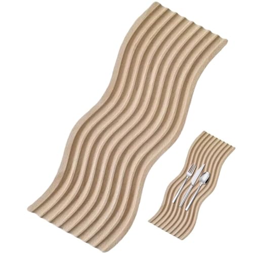 Plat de collation en bois anti-glisse pour servir vos apéritifs - 3