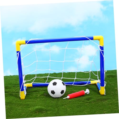 GANAZONO 1 Conjunto rede de futebol pequeno bola de futebol Gol de futebol DIY Futebol de plástico c