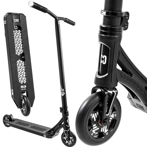 CORE Patinete Trick Tret Roller de 110 mm, ruedas ABEC 9 I para principiantes y profesionales, a partir de 5 años, altura de 78 a 96 cm, incluye pegatina Fantic26 (Park SL3 H = 92,5 cm de alto), color
