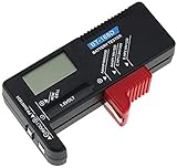 BT-168D Digital Battery Tester Volt Checker 9 V Tester, Rechargeable AAA 1.5 V Button Cell AAA AA CD Universal Battery Test Clever and Attractive
