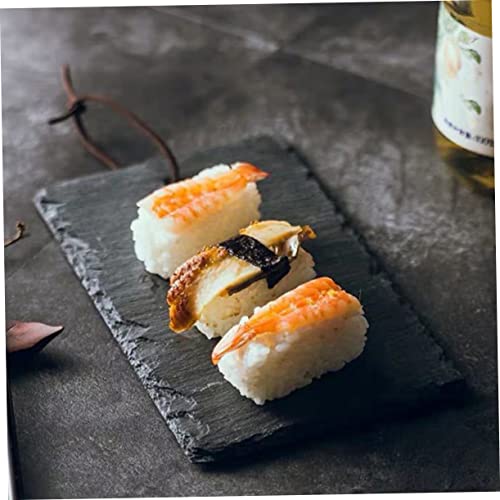 Set de 2 platos aislantes para sushi, color negro miniatura 5