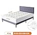 DUMOS King Size Ultra Soft Mattress Topper, Viscose Derived from Bamboo, Thick Pillow Top Mattress Pad with Deep Pockets, Soft Topper for Back Pain Relief, Breathable Cooling Material for Hot Sleepers
