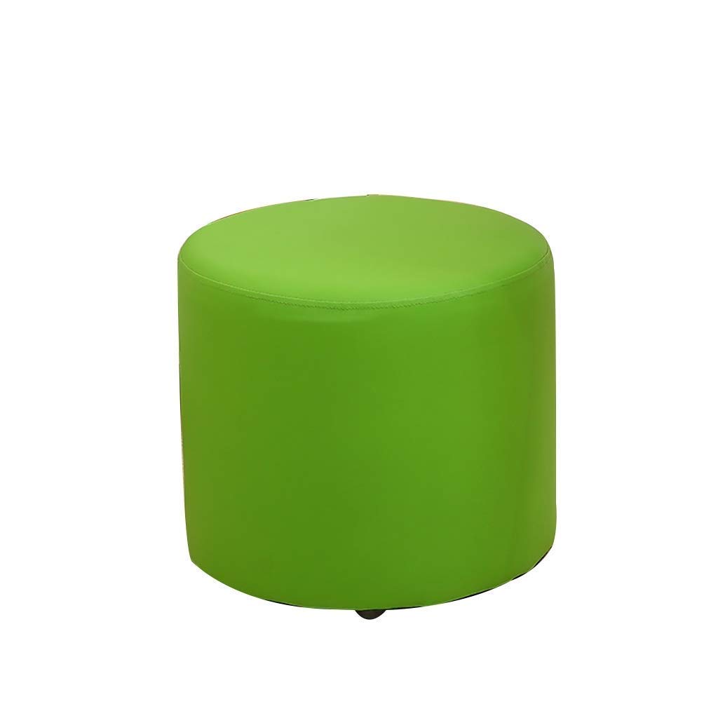 Repose-pieds en cuir taille P petit tabouret portable doux pour le salon