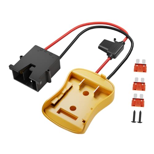 iplusmile Adaptador de Batería Herramientas Eléctricas Conector de Alimentación Diy Compatible con Camiones Modificaciones de Eléctricos Ventiladores