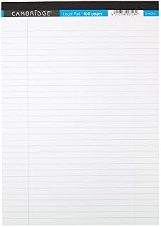 Cambridge Everyday A4 Legal Pads, Yellow (Pack of 10)