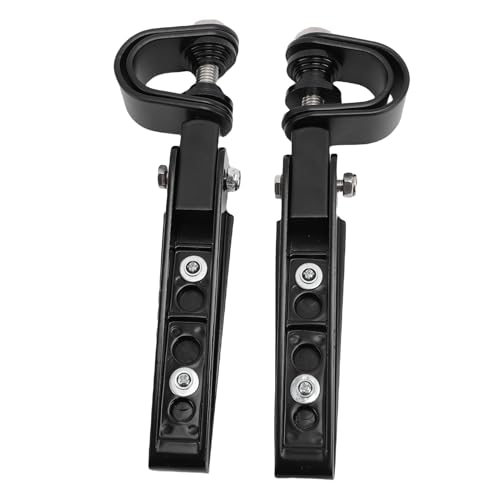 Repose-pieds à pince en U Luocute en alliage d'aluminium robuste pour moto