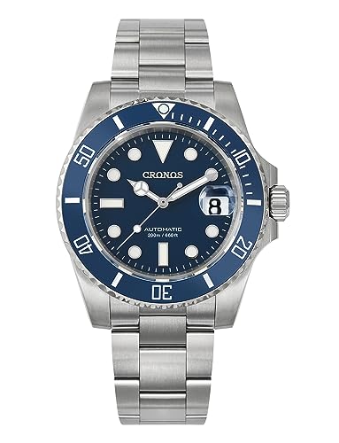 TACTICAL FROG Cronos Upgrade L6005 Sub-Diver PT5000 Movement Ceramic Bezel Sapphire Crystal Mens Dive Watches with Super-Luminous