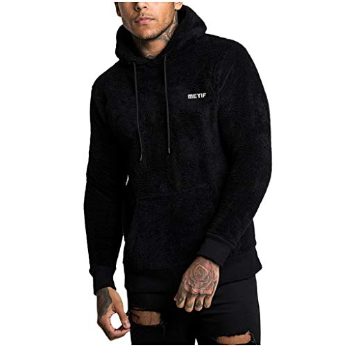 Sweat-shirt à capuche manches longues vêtement chaud hiver pour homme