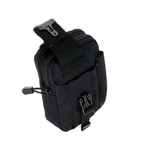 Bolsa Porta Objetos Pochete Tática Cintura Militar P/Cinto (PRETO)