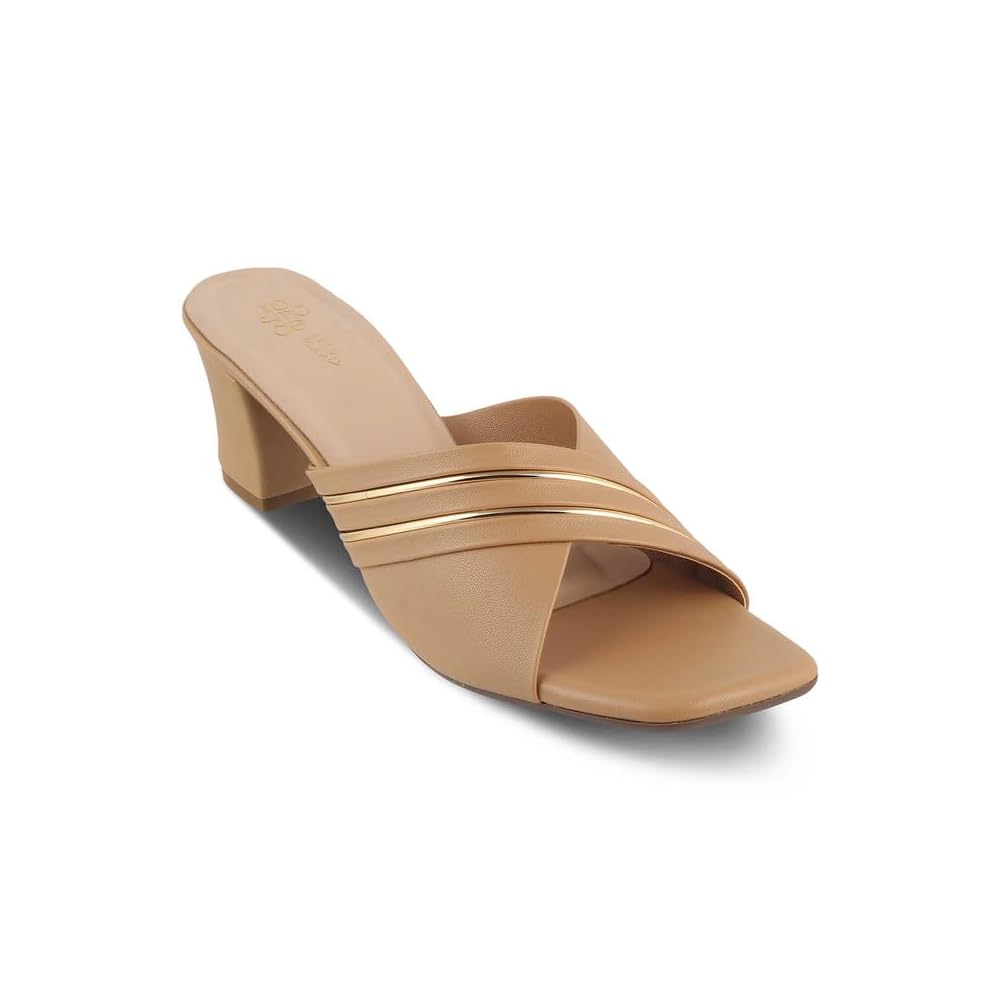 tresmode dress low heel sandals
