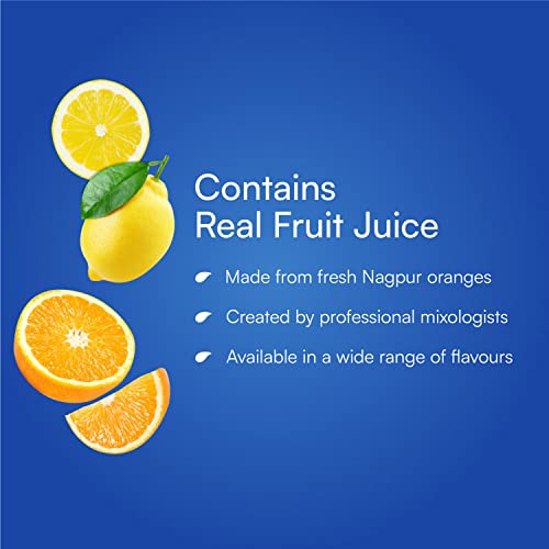 Image of Mapro Lounge Blue Curacao Orange Cocktail Mixer Mocktail Citrus Blue Mocktail Fruit Syrup - 1L |Contains Real Fruit Juice| Gluten Free| Zero Cholestrol (Pack of 3)