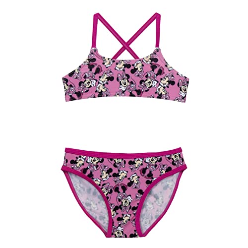CERDÁ LIFE'S LITTLE MOMENTS Bikinis Infantiles Fabricados 85% y en Elastano al 15% con Forro 100% Poliéster Minnie Licencia Oficial-Disney, Rosa, 4 años para Niñas (2200008864_T04A-C70)