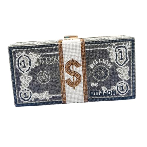 Pochette de soirée diamants pour briller lors d'un mariage ou repas chic
