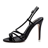 👠Offene Zehen Sandalen Damen mit Absatz HÖHE: Ca.4,33 Zoll/11 cm