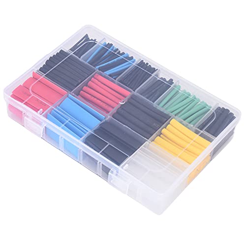 Electric Connection Tubes, 580Pcs Heat Shrink Tubing Kit Multiple Sizes ...