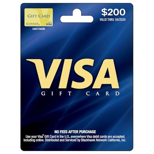 Visa $200 Gift Card with Purchase Fee