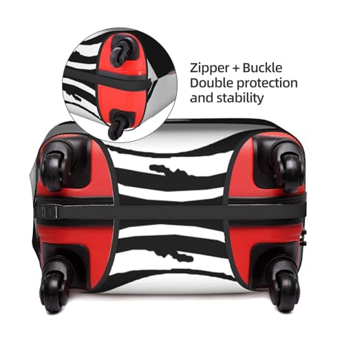 Travel Luggage Cover Tiayead Yin And Yang-Tai Chi Fashion Washable Baggage Suitcase Protector Fit For Luggage X-Large3