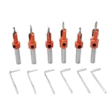 Hss Countersink Drill Bit Woodworking Screws Chamfering Wood Hole Drills Bit Countersinking Round Shank Timber Plastic Working (01)