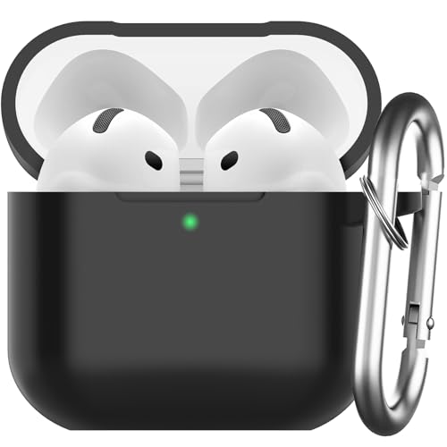 Nemteur Custodia per AirPods 4 2024, Case Protettiva in Silicone