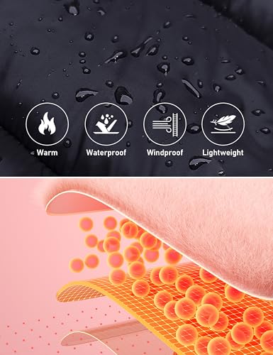 MoFiz Womens Plus Size Puffer Vest Packable Quilted Puffy Vest Lightweight Winter Outerwear Vests for Hiking Vacation4