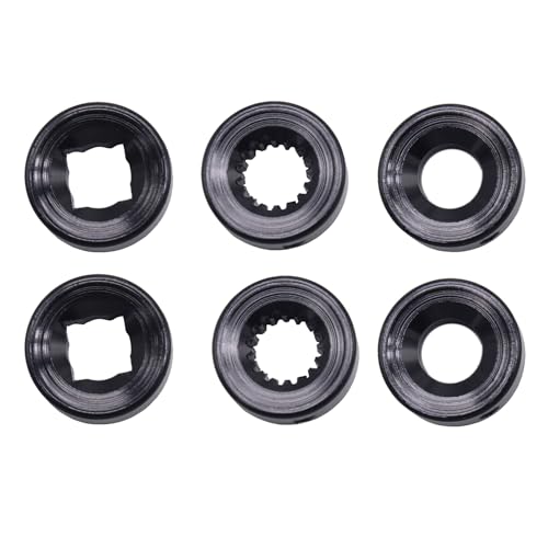 Image of 1 Pair Black Window Crank Handle Chrome Billet Aluminum 4 1 /4 Window Crank Handle Fits for Hot Rod Chevy Ford Chrysler