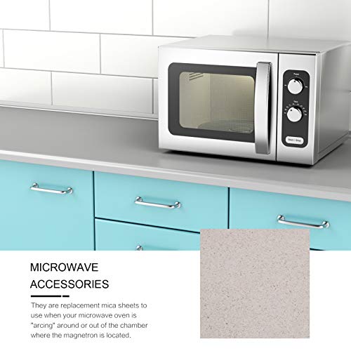 TOPBATHY 4 Pezzi di Piastre in Mica per Forno a