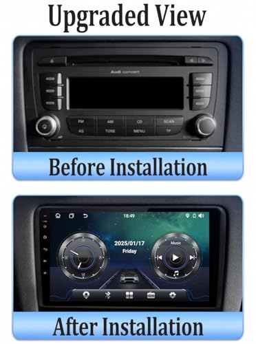Radio Coche 2 DIN Audi A3 Pantalla Bluetooth GPS Touchscreen 2