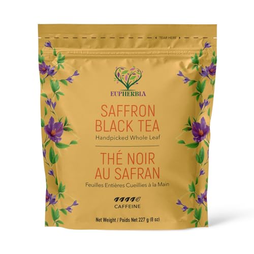 Eupherbia Saffron Black Tea, Handpicked, Highland Grown Whol...
