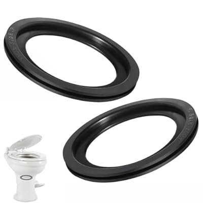 RV Toilet Seal, 4" Flush Ball Seal Gasket 385311658 Replacement for Dometic 300/310/320, High-Grade Rubber Toilet Seal Parts Solve The Leakage Problem - 2 Pack