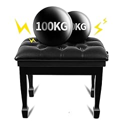 TEmkin Tabouret de Piano Banc de Piano de Luxe réglable Tabouret de Clavier Simple avec Coussin en Cuir épais Tabouret de Piano Confortable en Bois Assemblage Facile - Les Beatles, Paul McCartney, John Lennon, RIngo Starr, George Harrison TEmkin Tabouret de Piano Banc de Piano de Luxe réglable Tabouret de Clavier Simple avec Coussin en Cuir épais Tabouret de Piano Confortable en Bois Assemblage Facile – Image 3