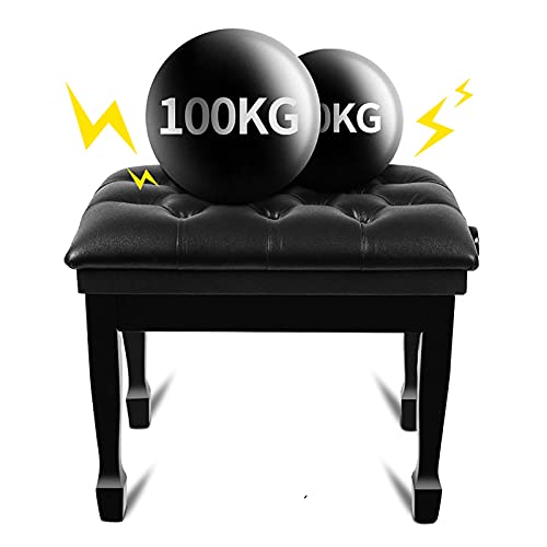 TEmkin Tabouret de Piano Banc de Piano de Luxe réglable Tabouret de Clavier Simple avec Coussin en Cuir épais Tabouret de Piano Confortable en Bois Assemblage Facile - Les Beatles, Paul McCartney, John Lennon, RIngo Starr, George Harrison TEmkin Tabouret de Piano Banc de Piano de Luxe réglable Tabouret de Clavier Simple avec Coussin en Cuir épais Tabouret de Piano Confortable en Bois Assemblage Facile – Image 4